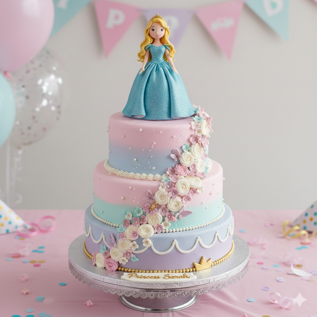 Disney Princess Cartoon Cake in udaipur