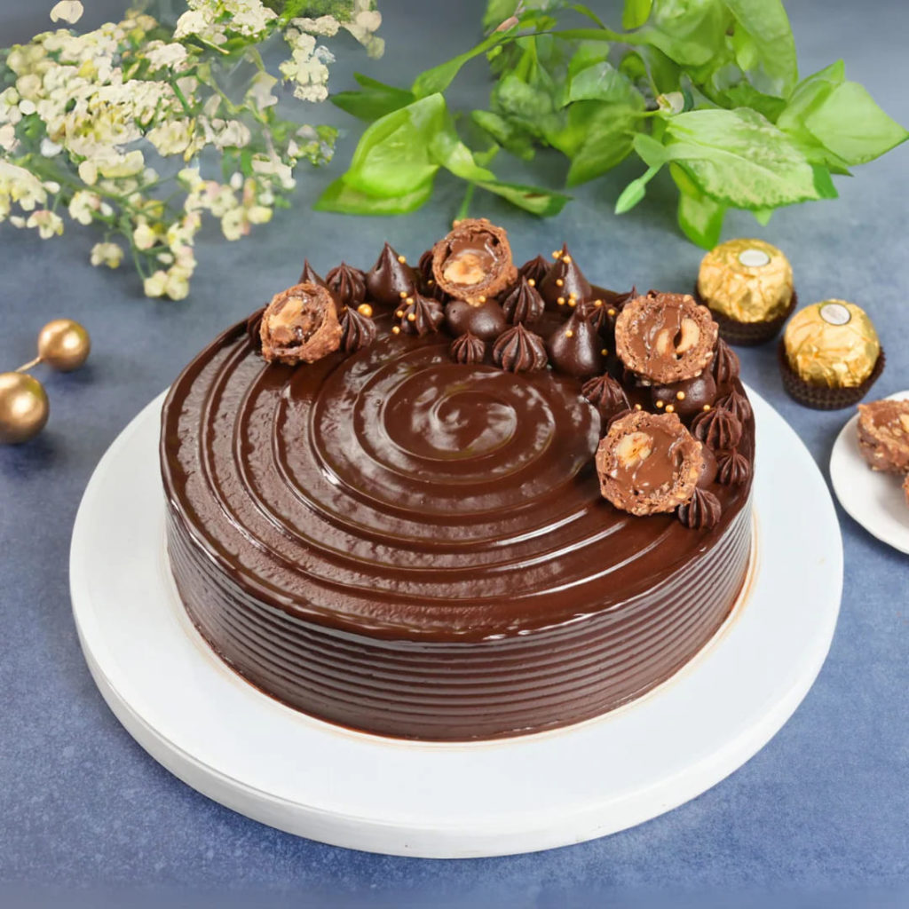 Chocolate Ferrero Rocher Cake