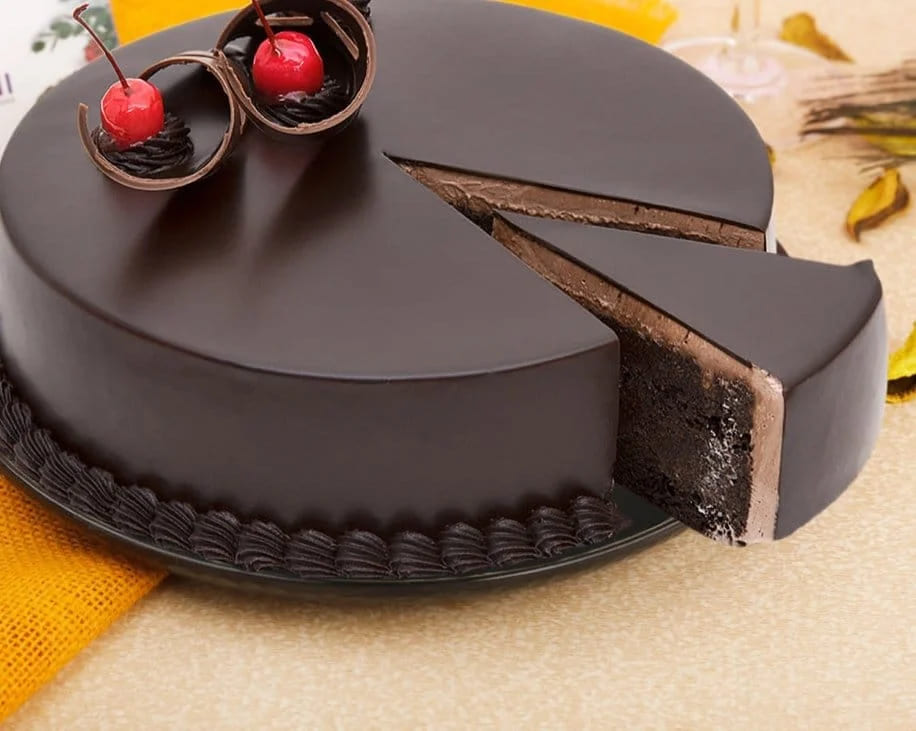 Classic Chocolate Truffle Cake