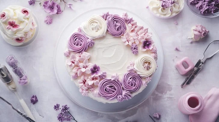 Floral Birthday Cake Designs