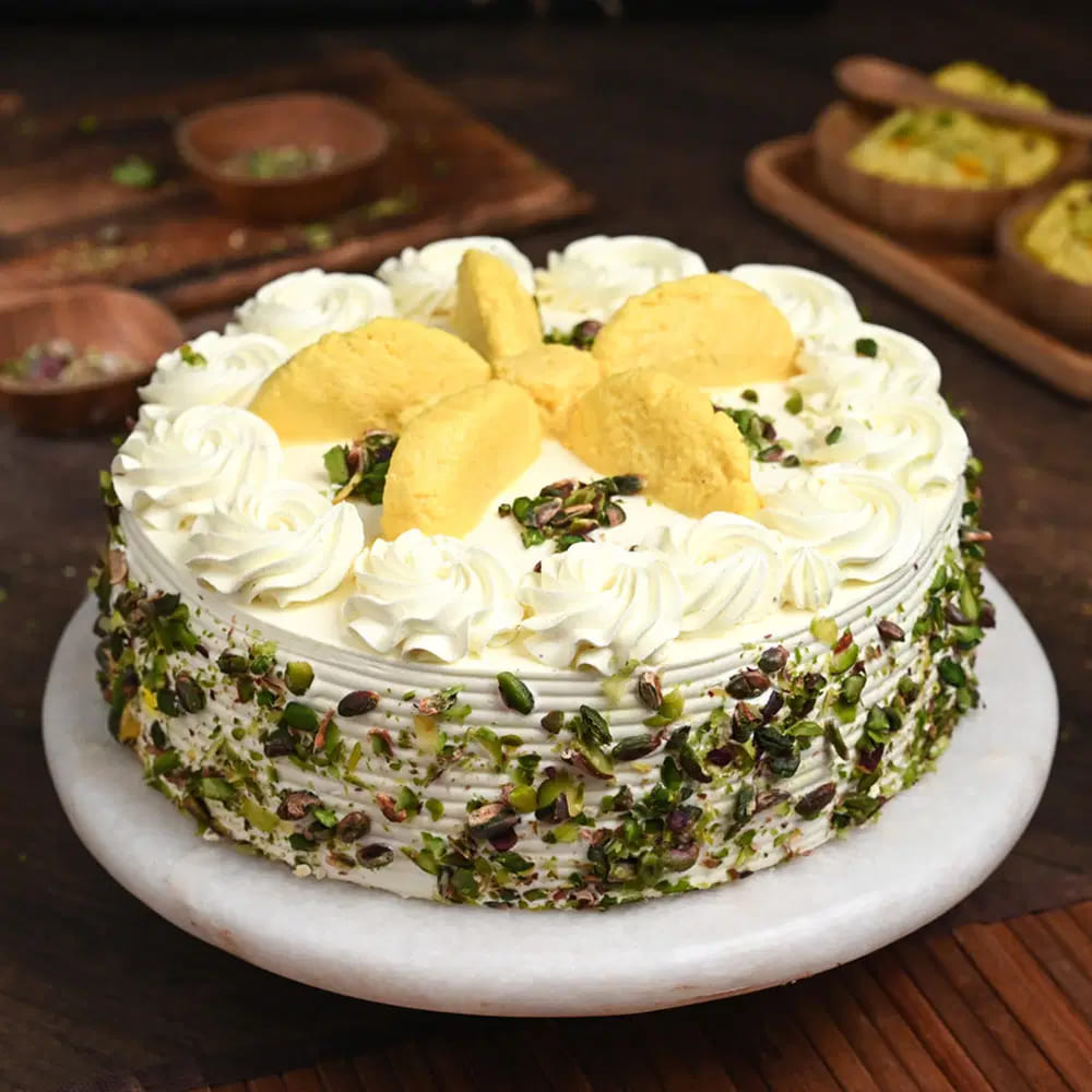 Rasmalai Fusion Cake